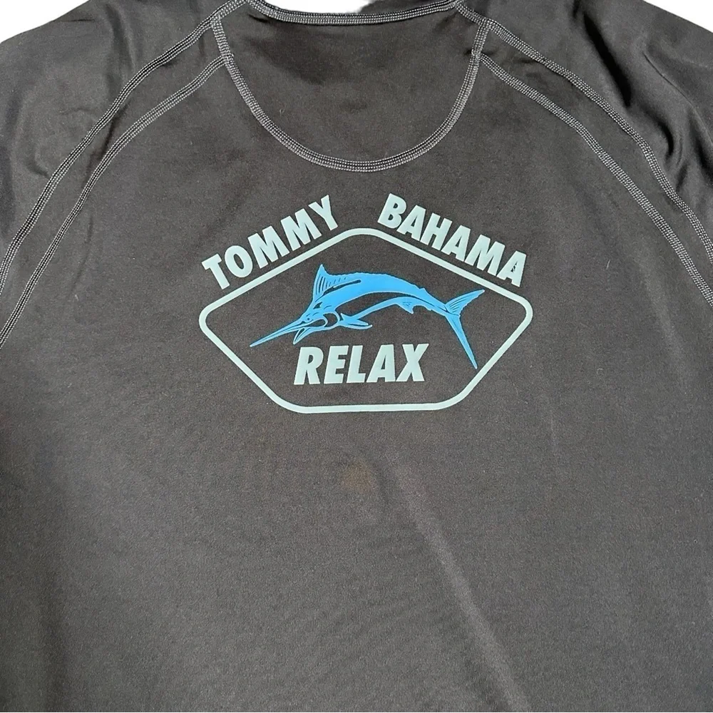 Tommy Bahama Swim Shirt UV Tech Large Tall - Picture 8 of 9